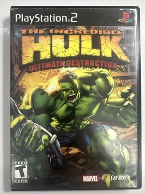 The Incredible Hulk: Ultimate Destruction (Sony PlayStation 2, PS2) Complete CIB
