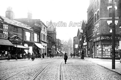 zpp-32 Shops, Stiefel Apotheke, Mumps, Oldham, Manchester. Foto