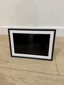 Aura Home AF900 Digital Photo Frame LCD Display Black - Used