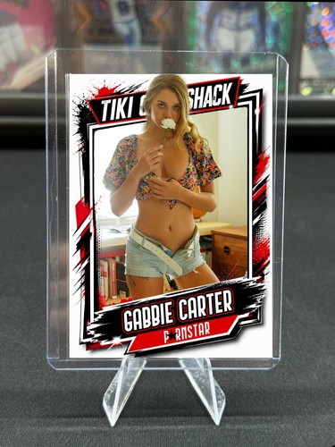 Gabbie Carter Adult Card Tiki Card Shack Limited SP Card 002