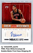 2018-19 Hoops #GS-CFC Cristiano Felicio Great SIGnificance