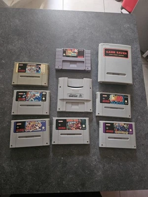lot cartouche super nintendo - Photo 1/4
