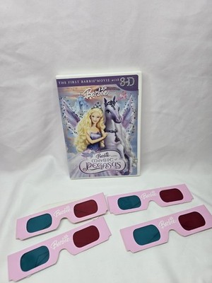 Barbie and the Magic of Pegasus (DVD, 2005) 3D with original glasses- READ