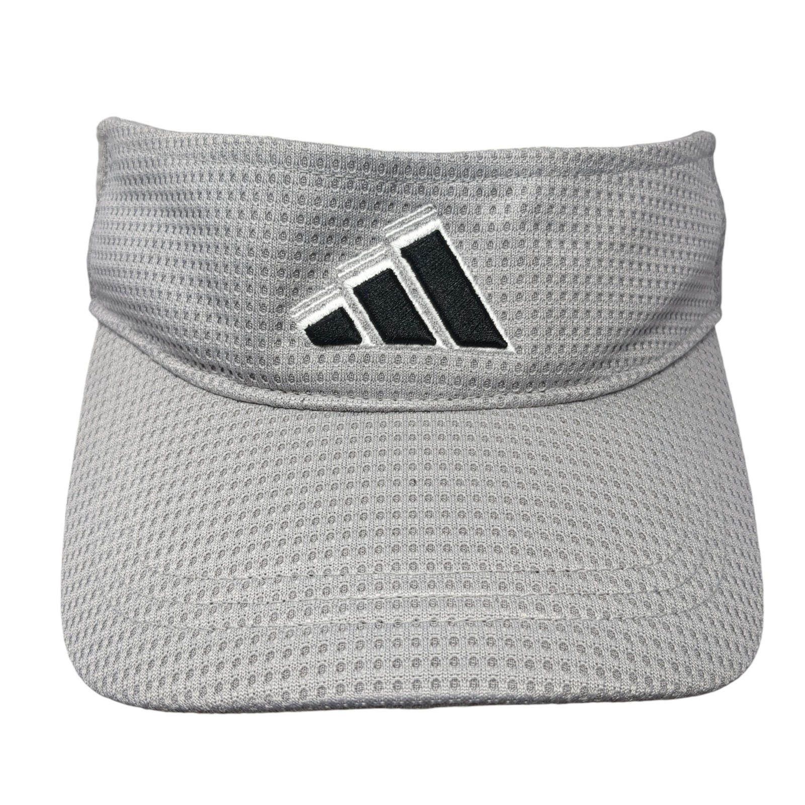 Adidas Sun Visor Hat Gray One Size Adjustable Str… - image 1