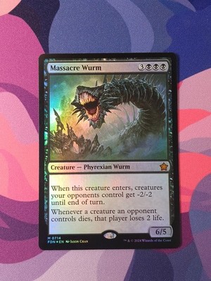 Massacre Wurm - Foil | 7% Off 2+ | Foundations | NM | MTG