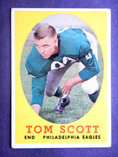 Tom Scott #125 Topps 1958 Football Card (Philadelphia Eagles)*