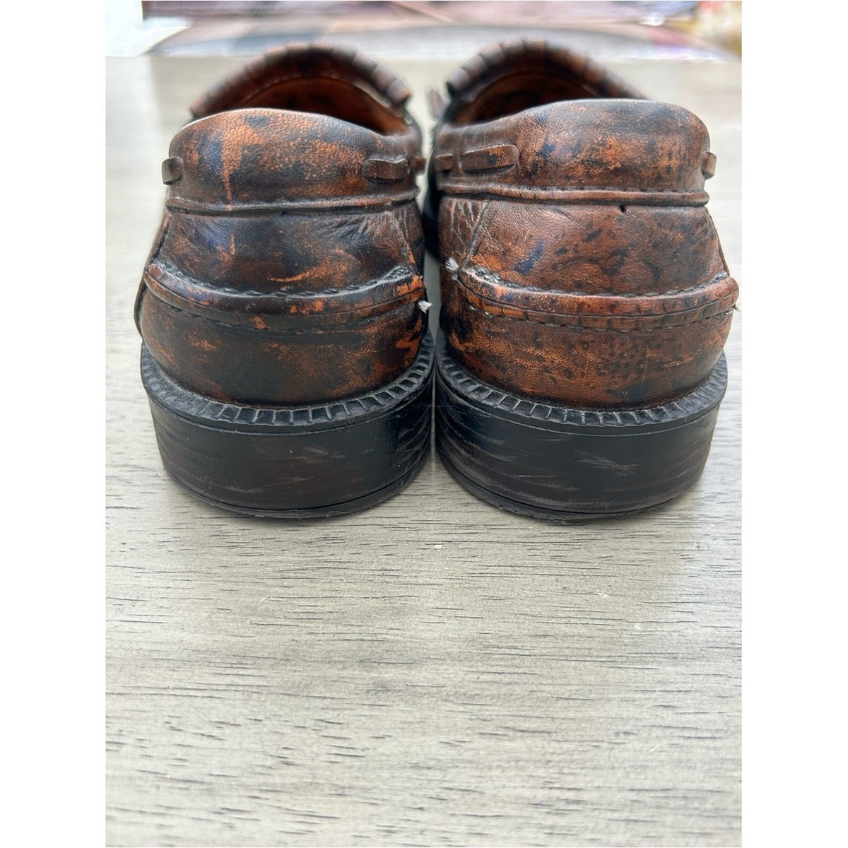Dexter USA Vintage Leather Kiltie Loafers Mens 6M Fits  display picture 3