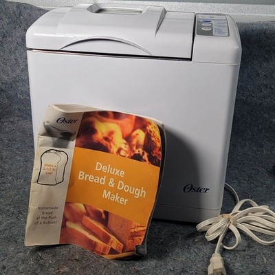 Oster Bread & Dough Maker, White, Model 5844, Book Included