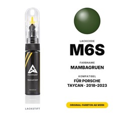 Lackstift F&uuml;r Porsche Taycan M6S Mambagruen Set KFZ Kratzer und Steinschlag