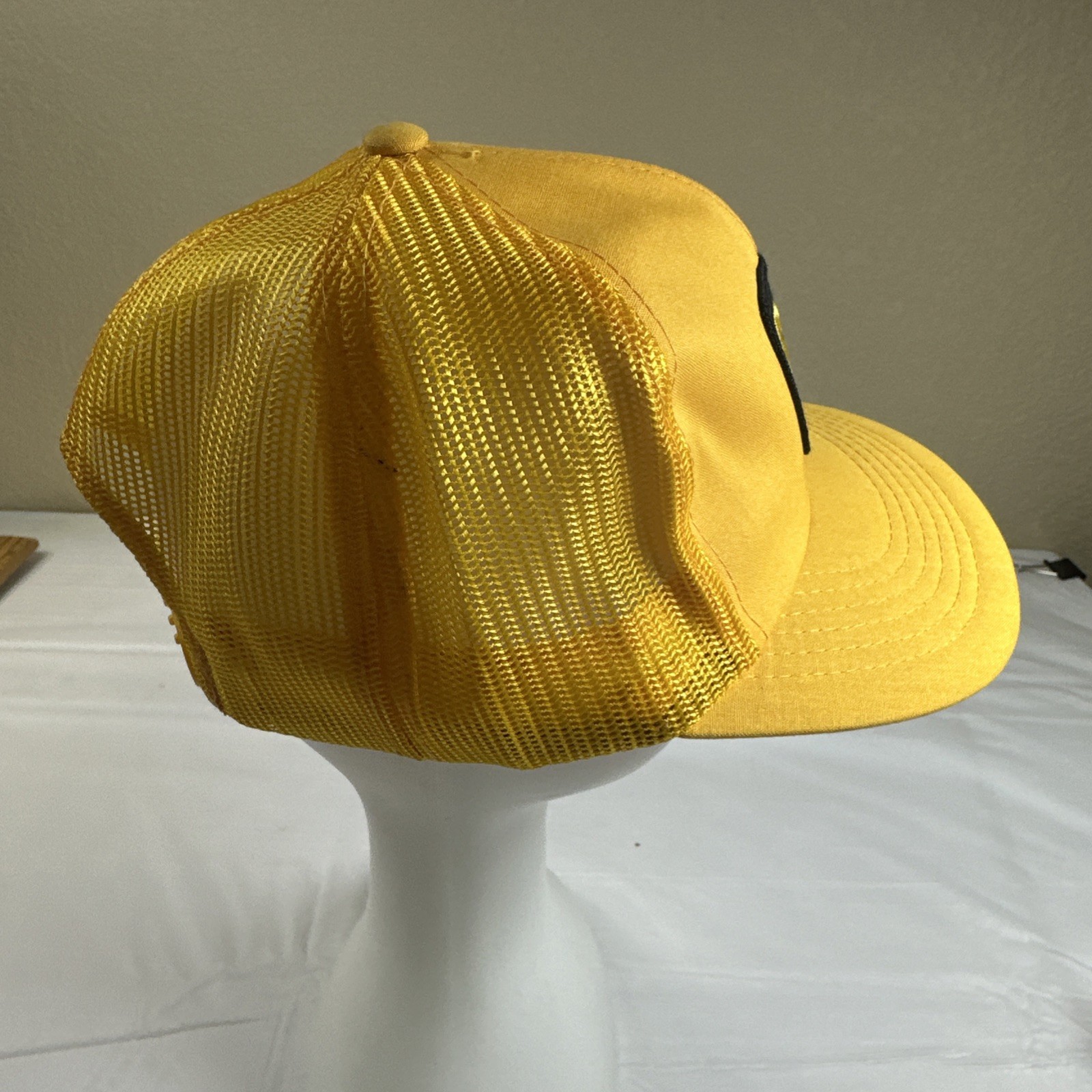 Cat Diesel Power Yellow Mesh Snapback Truckers Cap OS - Gem