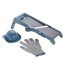 Curtis Stone Dura-Pan Nonstick Mandoline-Red