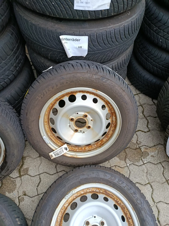 Smart FORTWO FORFOUR 450 451 453 Winter Räder Winterräder 165/65 R15 185/60 R15 - Bild 3 von 4