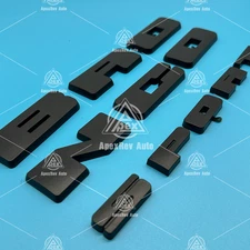 Rear Tailgate Emblem Letter Overlay Decal Decor Cover Trim For Bronco Sport