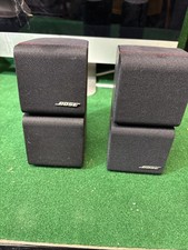 Pair of Bose Redline Double Cube Satellite Speakers Lifestyle Acoustimass TESTED