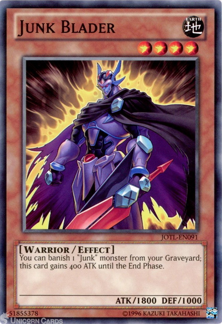 JOTL-EN091 Junk Blader : Common UNL Edition Mint YuGiOh Card
