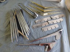 1958 Cadillac Trim Lot V Wiper Arms Grill Misc 1958 Cadillac Trim Lot V Wiper Arms Grill Misc