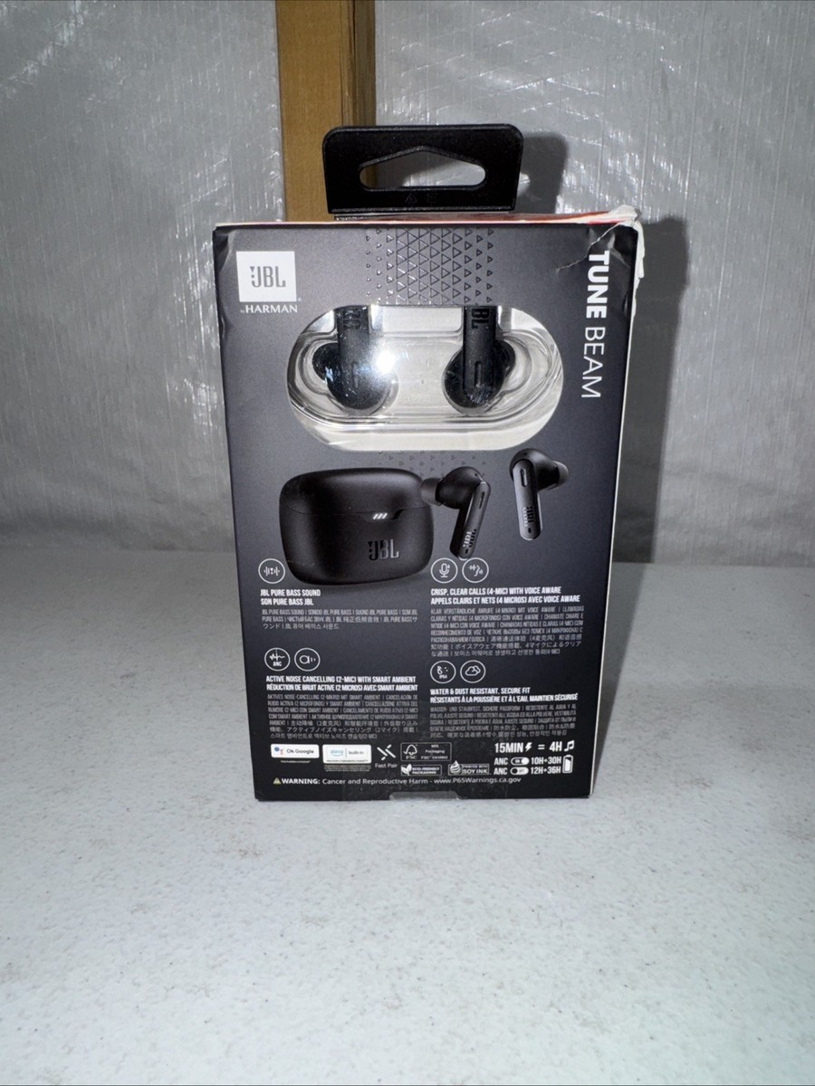 JBL By Harman Tune Beam Perfect Fit Wireless Pure Bass Zero Noise