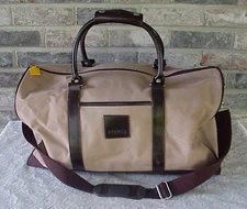 Vintage Aramis Duffle Tote Bag Canvas Travel Shoulder Strap Gym Overnight 20" L