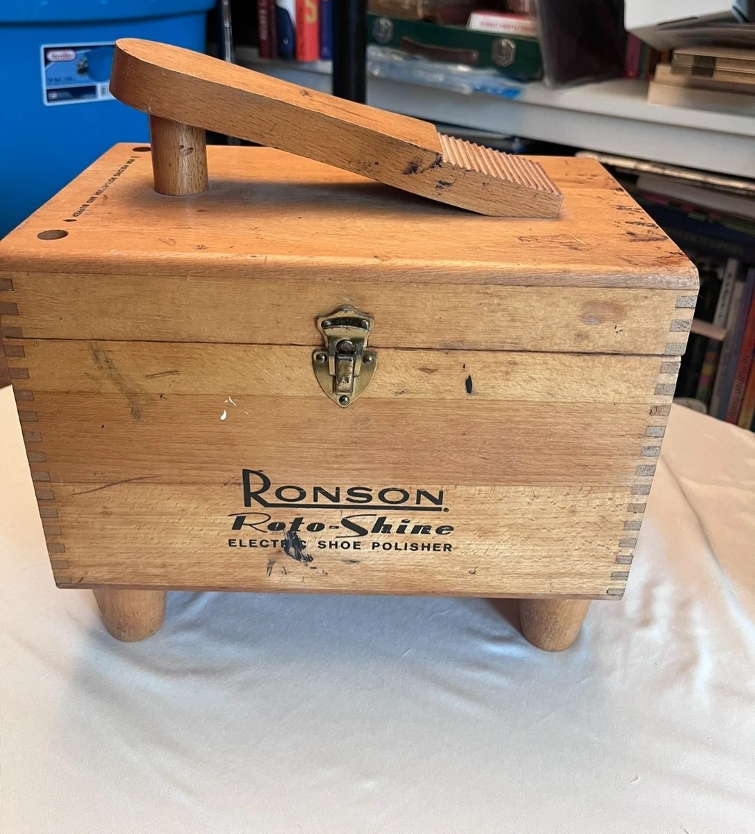 超希少◆Ronson◆1950s英国Shoe shine box シューボックス Ronson Roto Shine In Vintage Shoe Accessories for sale | eBay