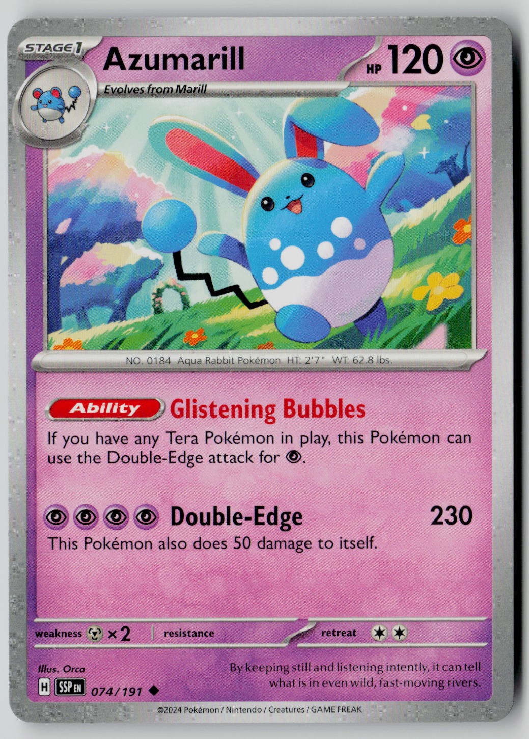Azumarill SSP 074/191 NM