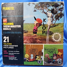 GAF Talking View Master Reels - Peanuts It's a Bird Charlie Brown - Vintage Used