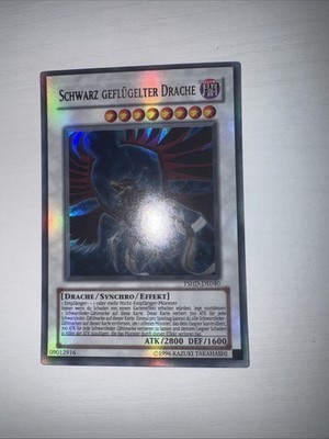 Yu-Gi-Oh Schwarz Geflügelter Drache 1. Auflage Ultimate Rare TSHD-DE040