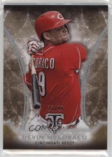 2015 Topps Triple Threads Gold 23/99 Devin Mesoraco #28 n1u