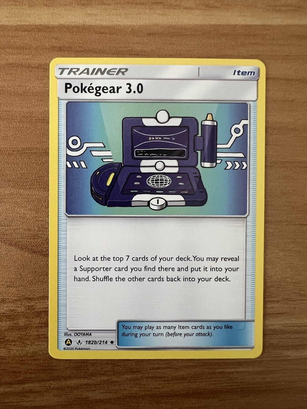Pokemon Pokegear 3.0 182B/214 Alternate Art Non-Holo Promo Near Mint NM