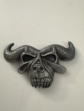 Danzig Kiss Skull Samhain Misfits 3D Silver Belt Buckle EB7