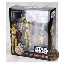 MAFEX Star Wars The Force Awakens C-3PO & BB-8 Action Figure Set New