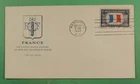 DR WHO 1943 FDC OVERRUN NATIONS FRANCE #915A RARE REVERSE PRINTING R30391