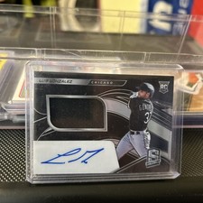 2021 Panini Spectra Luis Gonzalez Patch Auto RC /199 Prizm Chicago White Sox
