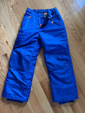 Champion Kids Snow Ski Pants Blue Sapphire Reinforced Knee L 12-14