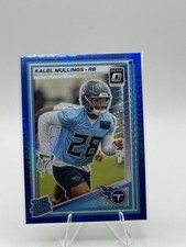 Panini Donruss Optic 2025 Kalel Mullings Rookie Blue Prizm #262/249 Titans