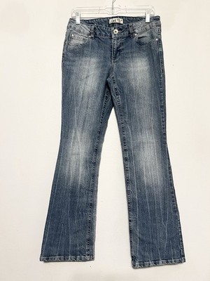 l.e.i. Jeans Womens 30x30 Blue Ashley Trouble Boot Bootcut Denim Y2K Retro