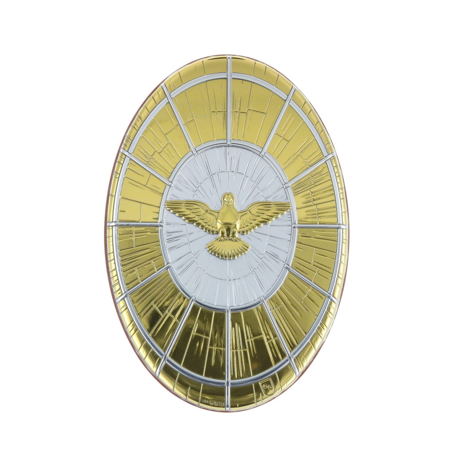 Cadre religieux ovale Saint-Esprit pour coin prière et salon, 10x15 cm