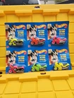 RARE VINTAGE LOT OF 6 1993 MATTEL HOT WHEELS NEON BRIGHT ACTION CYCLES ARCOTOYS
