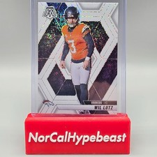 2025 Panini Mosaic Football WIL LUTZ #151 White Sparkle Prizm