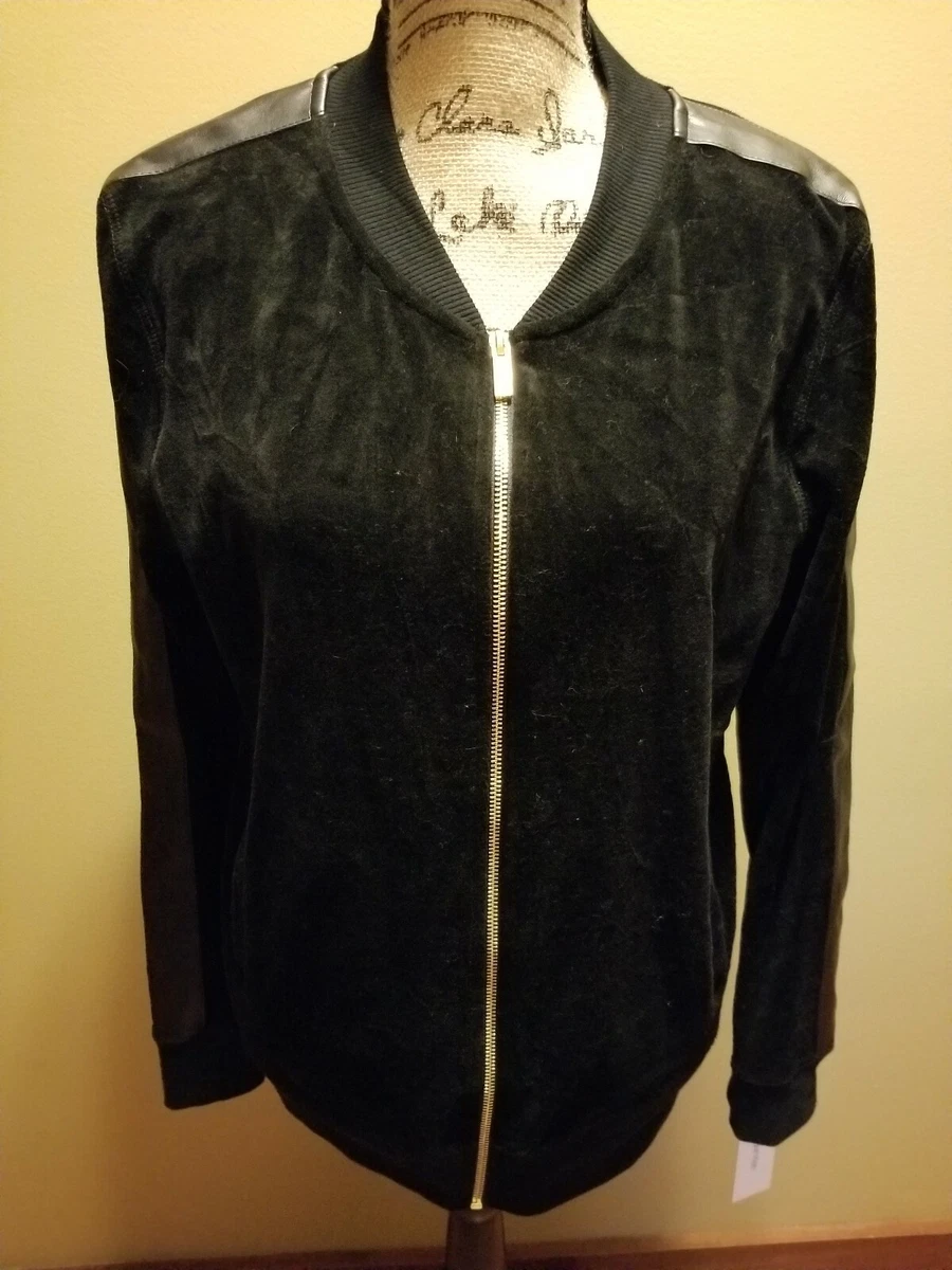 Calvin klein cheap velour jacket