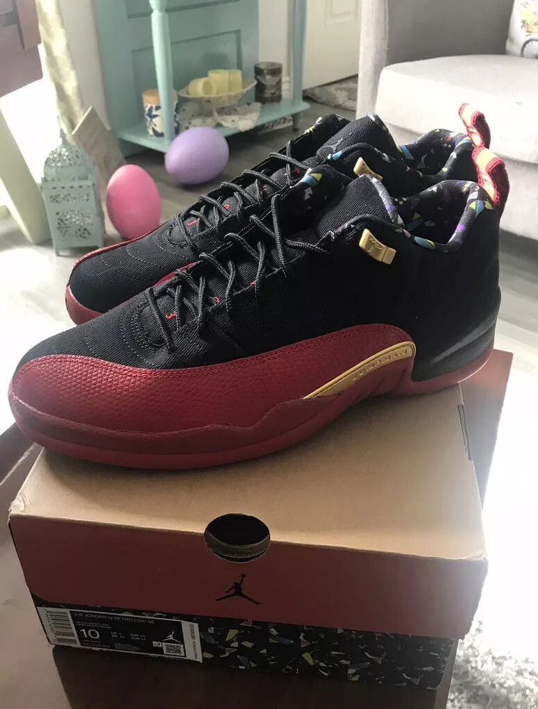 Jordan 12 Retro Flu Game Size 10 Brand New In Box