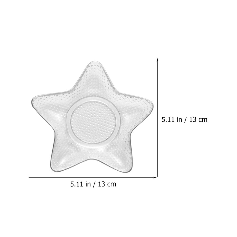 4 Pcs Glass Plate Dessert Dishes Plates Lunch Coffee Table Tray