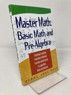 Master Math Basic Math and Pre-Algebra by Debra Anne Ross First 1st LN PB 1996