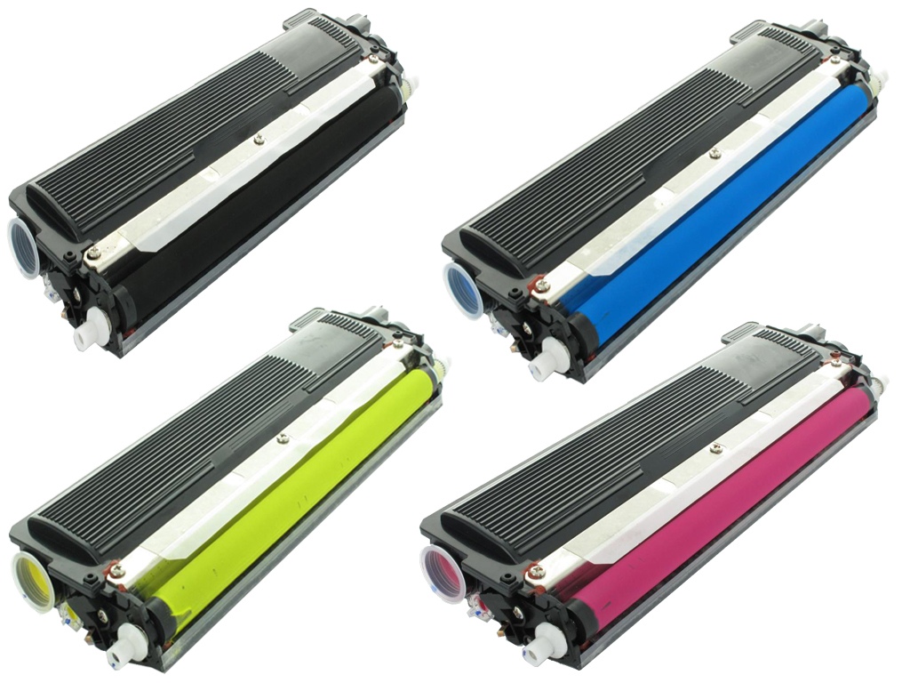 Pack de 4 toners Brother HL 3040CN anti bavure pour texte net