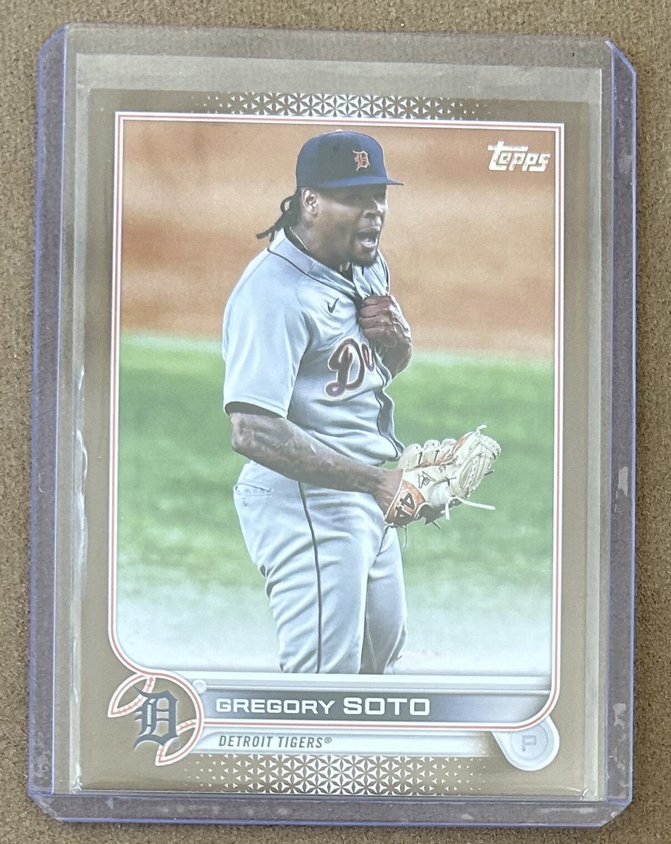 Gregory Soto #1295/2022 Topps Detroit Tigers No. 17 Series One