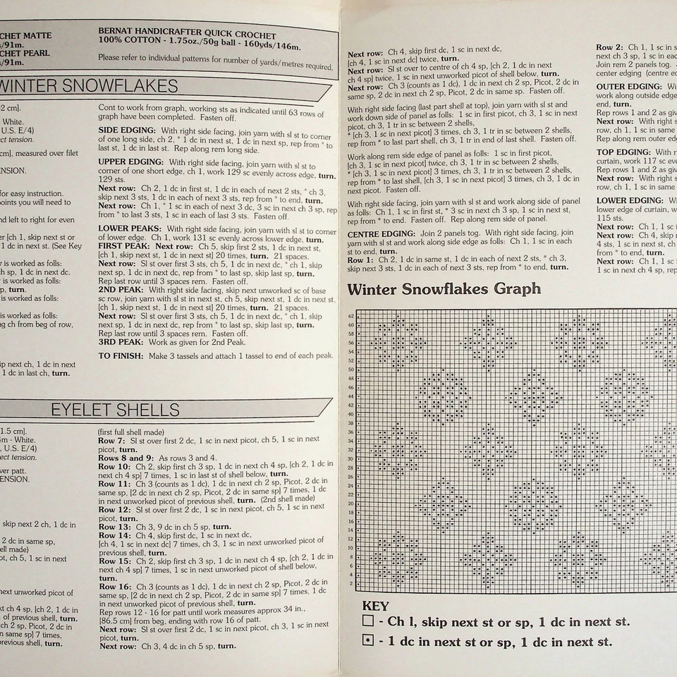 Window Covers Table Runners Winter Snowflakes Crochet Patterns By Bernat - Image 2 of 3