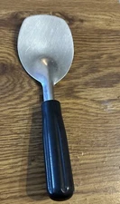 Unbranded Paddle Scoop, Ice Cream or Shortening, Stainless w/ Black Handle