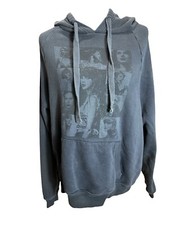 Taylor Swift The Eras Tour Official Hoodie Womens Small Gray Black Swifties Fan