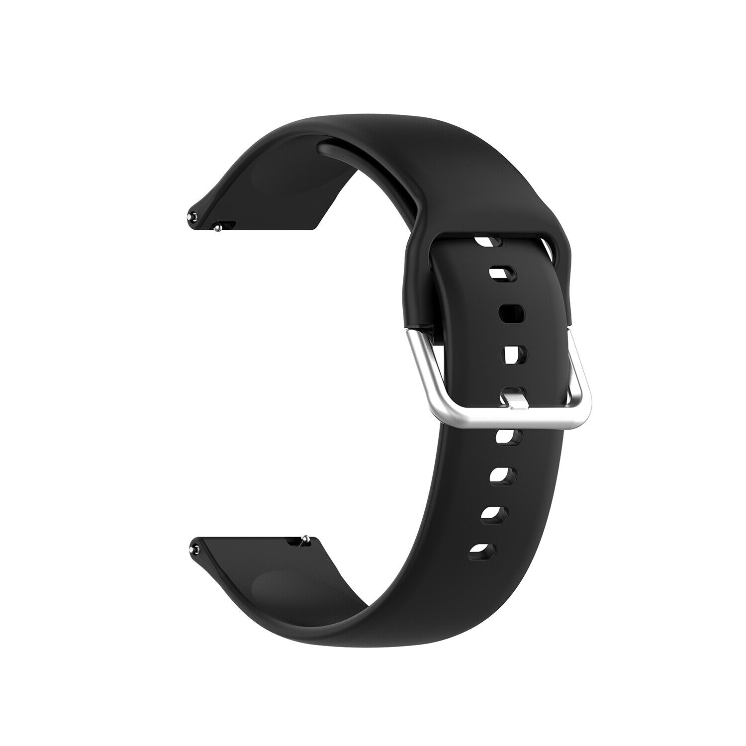 For Samsung Galaxy Watch 3 41mm Active 2 40mm 44mm Silicone 20mm Band Strap