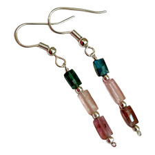 Gem Bliss Tourmaline Earrings Sterling Silver, Camp Sundance, October Gift