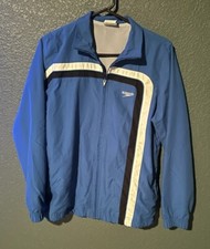 Speedo Dallas Mustangs Wind Breaker Jacket Womans Small Blue 